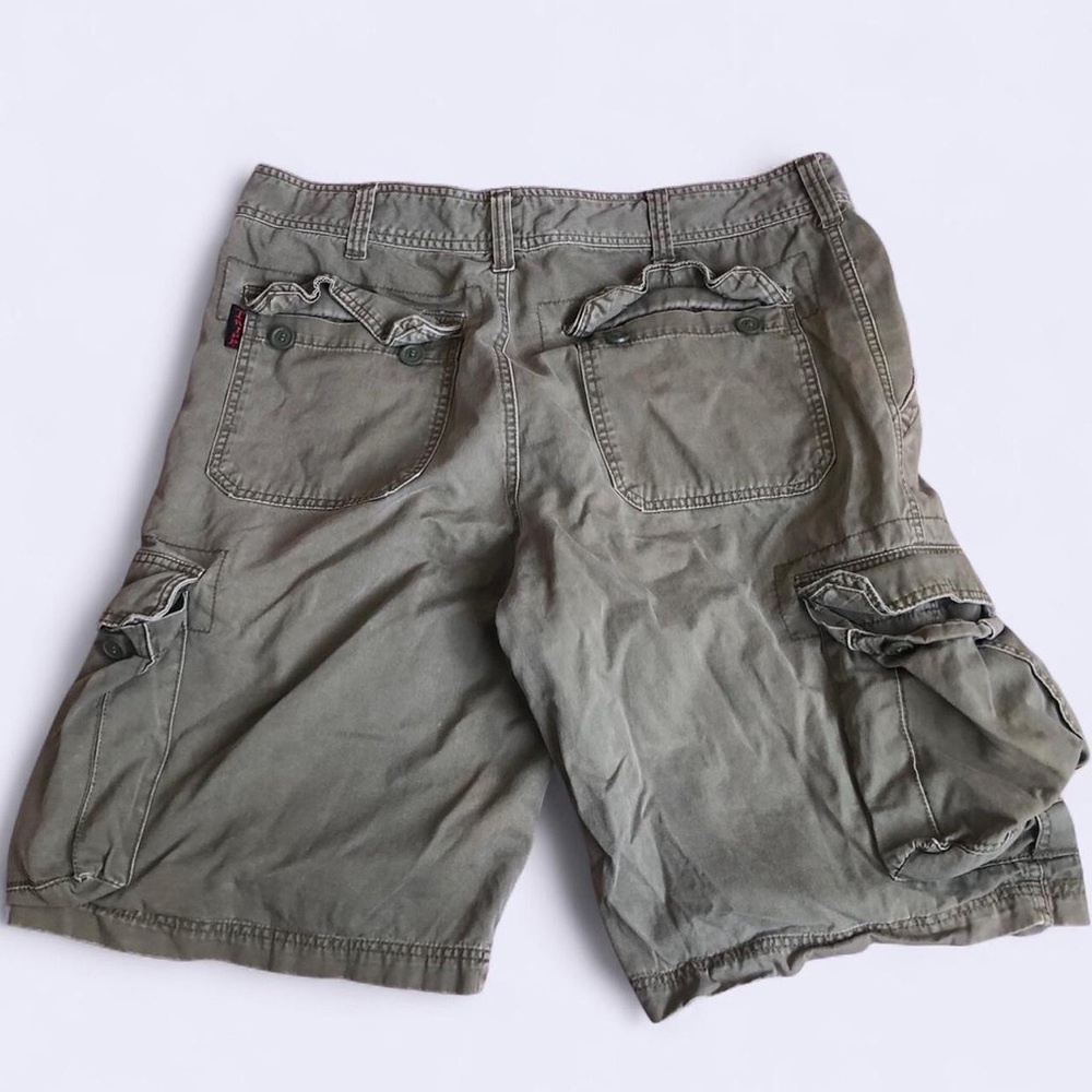 Tripp NYC Y2K Cargo Shorts Jorts Baggy Utility Army Bleached Skater Grunge Goth